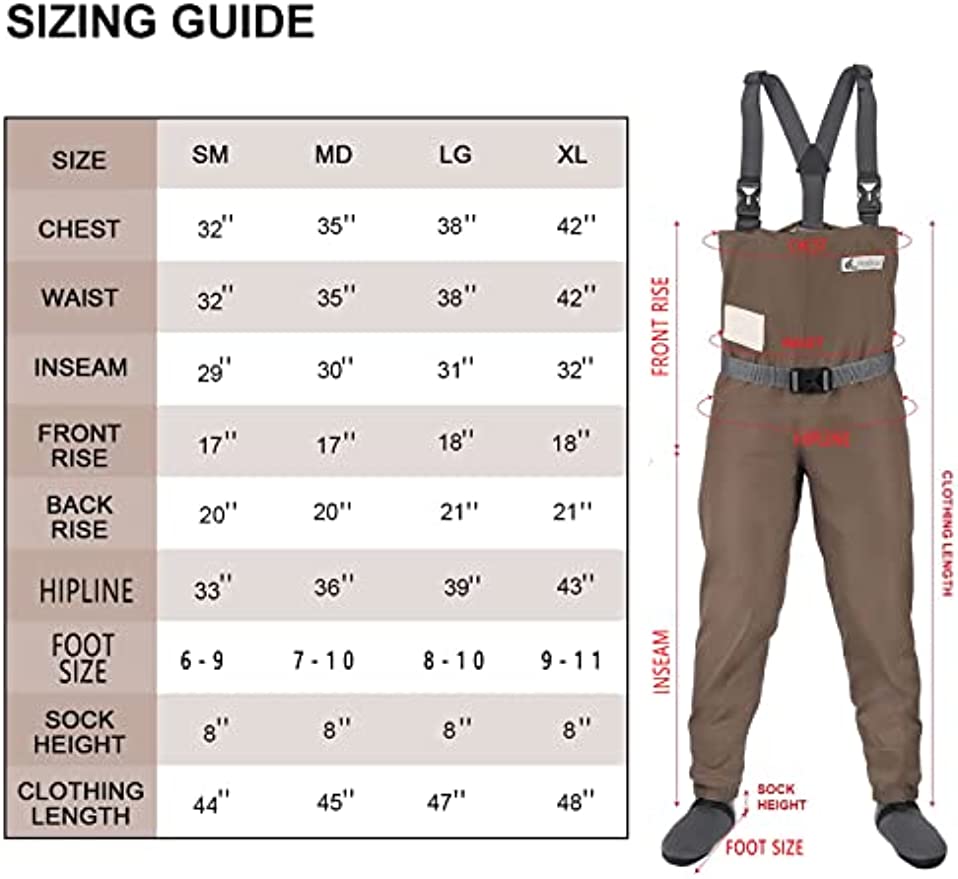 Fishing Waders, Breathable Stocking Foot Waterproof Wader for Youngst –  WINMAX-Fishing
